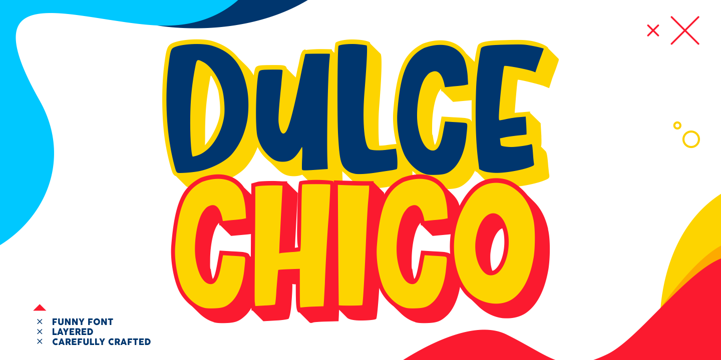 Schriftart Dulce Chico